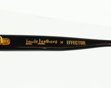 エフェクター EFFECTOR × LEWIS LEATHERS ルイスレザー AVIAKIT アヴィアキット ※度入り 眼鏡・サングラス 眼鏡 ブラック 103G-132