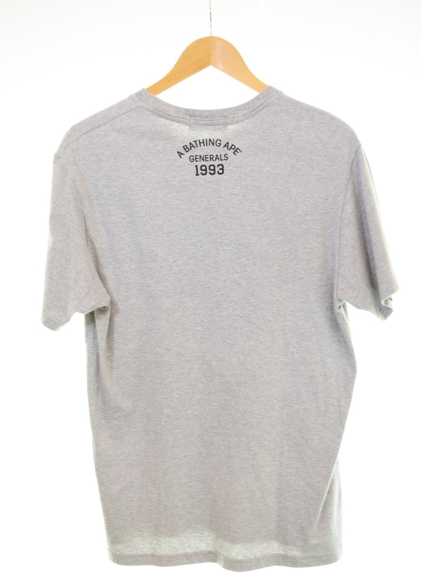 アベイシングエイプ A BATHING APE 猿の惑星 プリントTシャツ  001CS9801024 Tシャツ グレー Lサイズ 103MT-3039