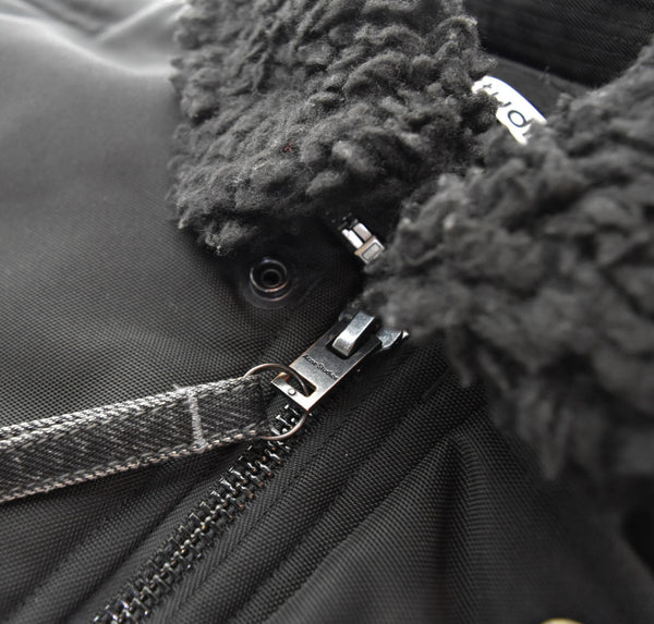 アクネストゥディオズ ACNE STUDIOS 23AW シアリング カラー ボンバー ジャケット FN-MN-OUTW000963 XS ジャケット ブラック 103MT-2261