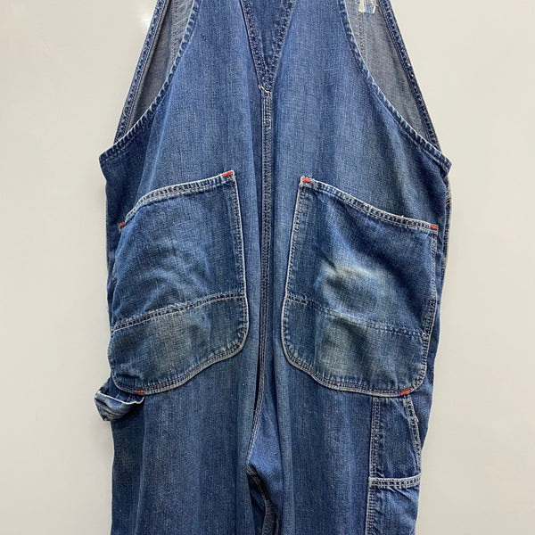 【曜日割引対象外】 ヴィンテージ vintage 50's~ BLUE BELL ローバック つなぎ・オーバーオール ブルー 201MB-1095 VB