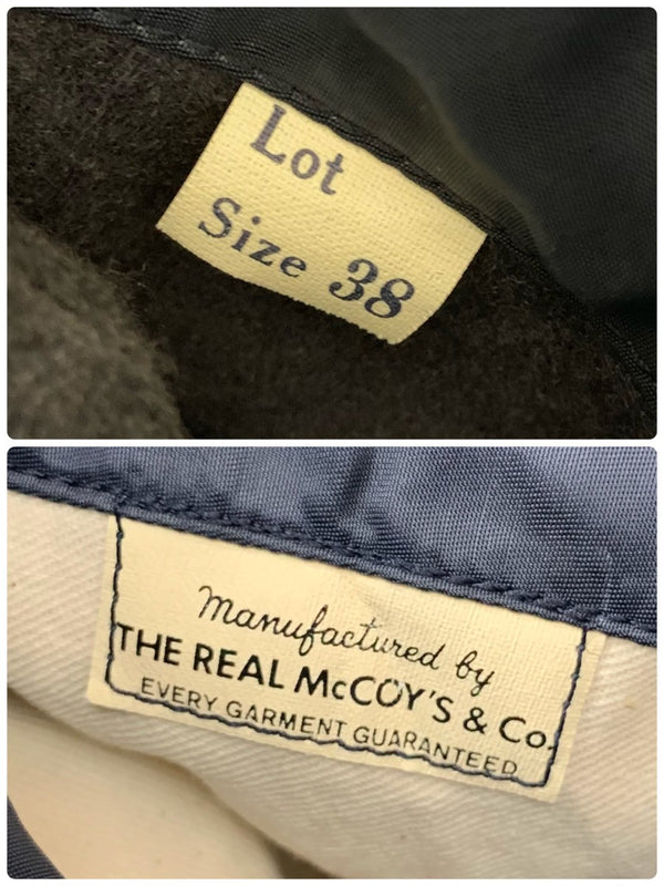 【曜日割引対象外】 リアルマッコイズ THE REAL McCOY’S B-15C フライトジャケット 8310-484000-291 ジャケット ネイビー 38サイズ 201MT-3080 VB