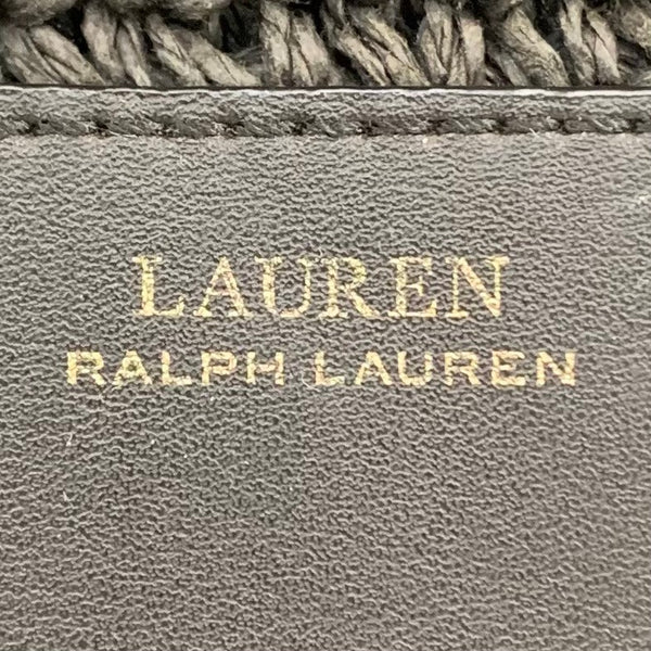 ラルフローレン Ralph Lauren かごバッグ　トートバッグ バッグ レディースバッグ かごバッグ ワンポイント ブラック 201goods-307