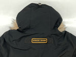 カナダグース CANADA GOOSE JASPER PARKA HERITAGE ジャスパー パーカー ヘリテージ ダウン ジャケット アウター ファー 黒 3438JM ジャケット ロゴ ブラック Mサイズ 104MT-890