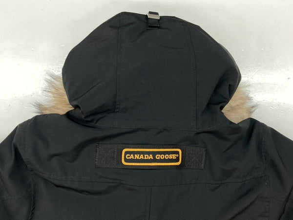 カナダグース CANADA GOOSE JASPER PARKA HERITAGE ジャスパー パーカー ヘリテージ ダウン ジャケット アウター ファー 黒 3438JM ジャケット ロゴ ブラック Mサイズ 104MT-890