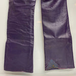 【曜日割引対象外】 ショット SCHOTT レザーパンツ USA製 30サイズ ボトムスその他 パープル 201MB-1135 VB