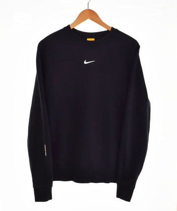 ナイキ NIKE × ノクタ NOCTA CS クルー フリース スウォッシュ ロゴ FN8161-010 スウェット ブラック Sサイズ 103MT-2337