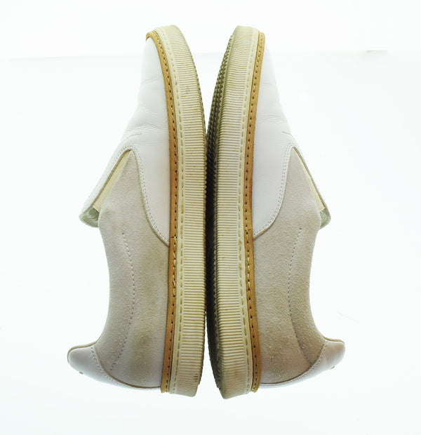 メゾン マルジェラ Maison Margiela 15ss Maison Martin Margiela スリッポン シューズ スウェード レザー メゾン マルタン マルジェラ メンズ靴 スリッポン ホワイト 42 26cm 103S-1364