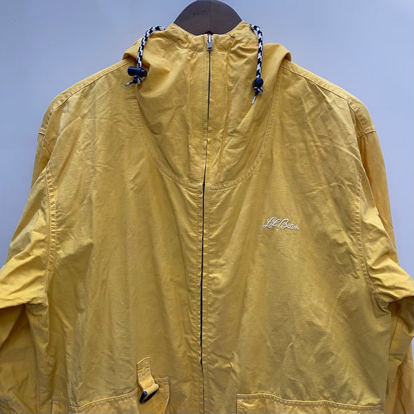 【曜日割引対象外】 エルエルビーン L.L.Bean 70's 80's マウンテンパーカー ナイロンジャケット X717 ジャケット イエロー Sサイズ 201MT-4299 VB