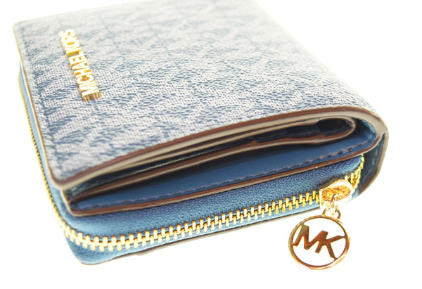 マイケルコース MICHAEL KORS ロゴ 財布 折り財布 二つ折り 財布・ケース レディース財布 ブルー 103SA-31