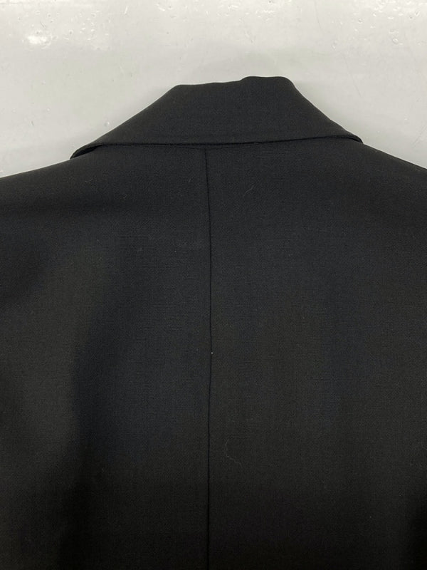 アレキサンダーワン Alexander Wang TAILORED JACKET テーラード ジャケット スナップボタン 薄手 黒 ジャケット 無地 ブラック XSサイズ 104MT-989