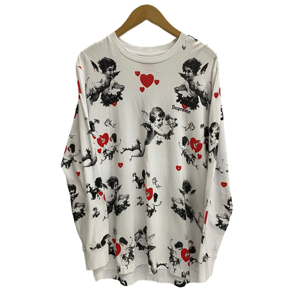シュプリーム SUPREME Cherubs L/S Top ロンT ホワイト Lサイズ 201MT-3749