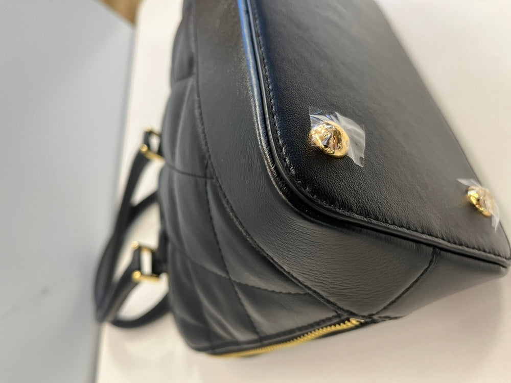 COCOCELUX GOLD レザーバッグ 黒 COCOCELUX GOLD ﾀﾞｲﾔﾓﾝﾄﾞﾚｻﾞｰ ﾏﾙﾁ3WAYﾊﾞｯｸﾞ ﾎﾟｰﾁ付き | material