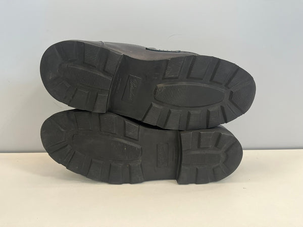 パラブーツ Paraboot International Gallery BEAMS インターナショナルギャラリービームス別注 レザーコインローファー ブラック系 メンズ靴 ローファー サイズ7 A 101sh-2095