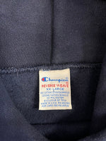 チャンピオン Champion 90s～ ヴィンテージ vintage 刺繍タグ リバースウィーブ REVERSE WEAVE US古着 デッドストック XXL パーカ ネイビー 3Lサイズ 101MT-4157