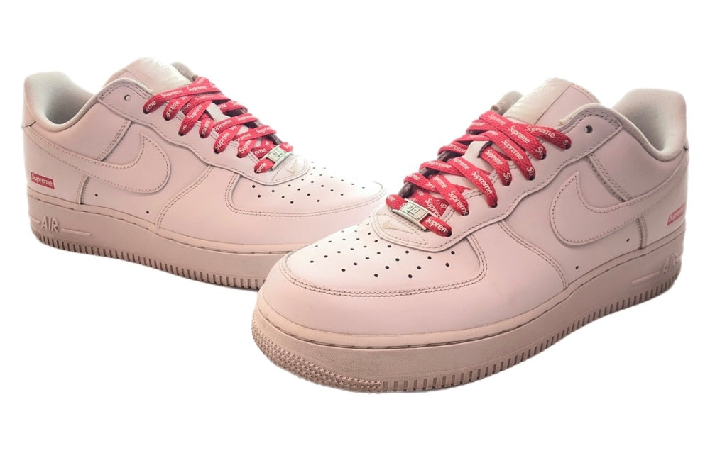 ナイキ NIKE AIR FORCE 1 LOW エア フォース ロー SUPREME シュプリーム コラボ 白 CU9225-100 メンズ靴  スニーカー ホワイト 27.5cm 104-shoes82 | 古着通販のドンドンサガール