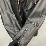 【曜日割引対象外】 ルイスレザー Lewis Leathers サイクロン ダブルライダース ジャケット ブラック 34サイズ 201MT-3635 VB