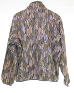 パタゴニア PATAGONIA 90's USA製 ハーフボタン プルオーバー シンチラ フリース LEAF 総柄 25200 ジャケット グリーン Lサイズ 103MT-3072