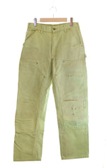 カーハート Carhartt 90s ダブルニーペインターパンツ レアカラー Made in USA 90's USA製 襤褸 雰囲気 ボトムスその他 グリーン 103MB-677