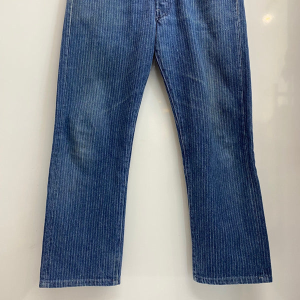 【曜日割引対象外】 リーバイス Levi's 80's 501-0118 ストライプ デニムパンツ デニム ブルー W32 L34サイズ 201MB-1062 VB