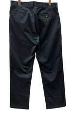 シュプリーム SUPREME WORK PANTS ワーク パンツ ジップアップ ズボン ボトムス フルレングス ポリエステル コットン メンズ BLACK 黒 無地 チノパン ブラック 32 104MB-329