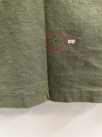 ステューシー STUSSY USA製 OLD STUSSY KINGPIN GEAR ボーリングピン キングピン プリントTシャツ Tシャツ カーキ Mサイズ 101MT-5177