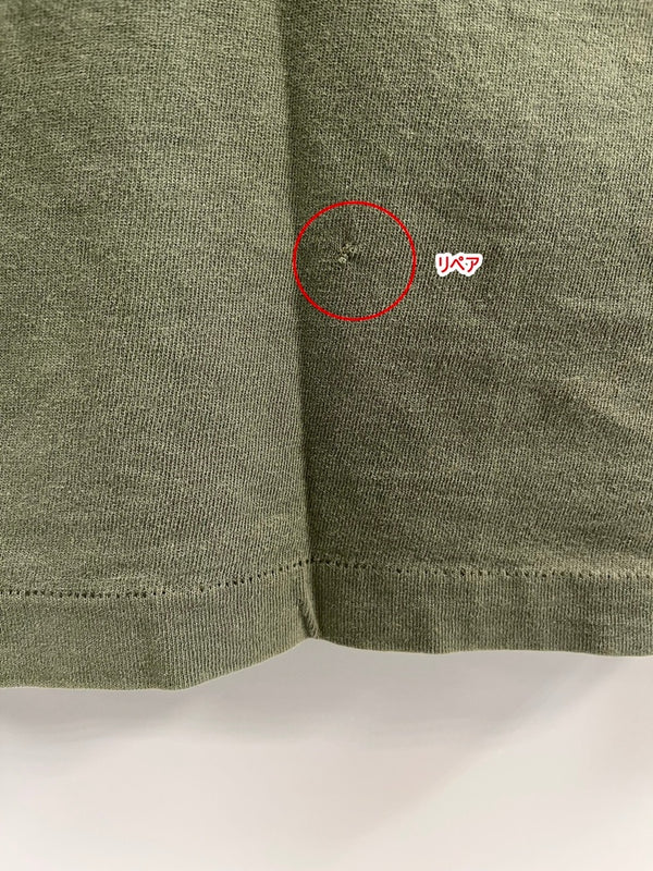 ステューシー STUSSY USA製 OLD STUSSY KINGPIN GEAR ボーリングピン キングピン プリントTシャツ Tシャツ カーキ Mサイズ 101MT-5177