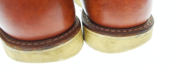 レッドウィング RED WING 8166 クラシック ラウンド ワークブーツ 茶 8166 メンズ靴 ブーツ ワーク ブラウン 7 1/2 25.5cm 103S-1121