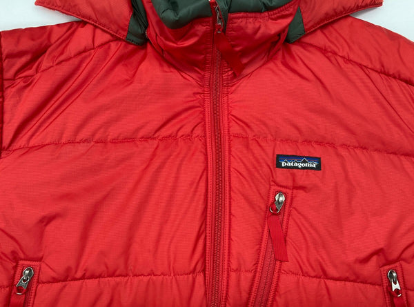 パタゴニア PATAGONIA Puff Jacket パフジャケット ナイロン パフィー ジャケット 中綿 赤 ジャケット ロゴ レッド XLサイズ 104MT-727