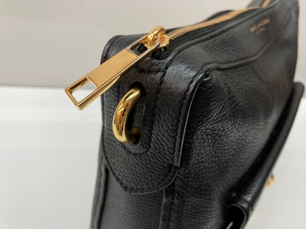 マーク・ジェイコブス MARC JACOBS Leather Messenger Bag ロック ザット レザー メッセンジャー クロスボディ 斜め掛け BLACK 黒 M0014783 001 バッグ レディースバッグ ショルダーバッグ・メッセンジャーバッグ ロゴ ブラック 104B-62