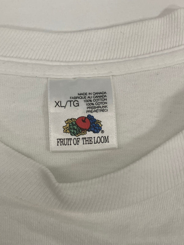 ヴィンテージ vintage 90's 90年代 FRUIT OF THE LOOM Kim Anderson キムアンダーソン 写真家 アートT シングルステッチ XL Tシャツ ホワイト LLサイズ 101MT-4335