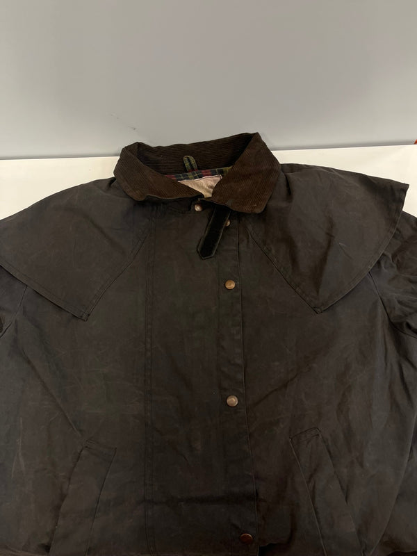 バブアー BARBOUR 90's 90年代 BUCKHOUSE バックハウス ダブルネーム STOCKMAN COAT バブアー ストックマン コート ワックス コットン オイルドジャケット  VINTAGE ヴィンテージ XL 44inch ジャケット ネイビー 101MT-5335