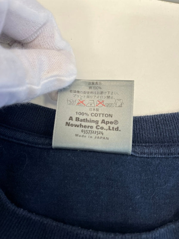 ア ベイシング エイプ A BATHING APE 90s 90's 00s 初期 Andy Warhol Parody Design Tee パロディTシャツ エイプ ベイプ 裏原 ヴィンテージ 紺 Tシャツ ネイビー Mサイズ 101MT-5251