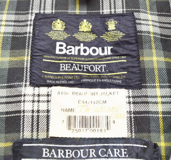 バブアー Barbour  80〜90年代 80s 90s BEAUFORT 3ワラント ビューフォート オイルド ハンティングジャケット ジャケット カーキ 103MT-3211