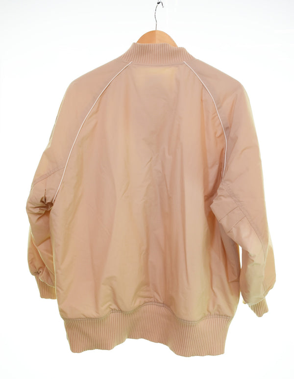 アディダス adidas W BOMBER ロゴ 刺繍 ジャケット HK5232 ジャケット ベージュ LLサイズ 103MT-3121