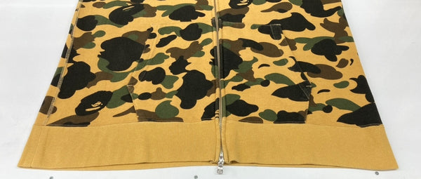 アベイシングエイプ A BATHING APE 1st Camo Shark Full Zip Hoodie シャーク フルジップ フーディー 緑 001ZPJ801009M パーカ カモフラージュ・迷彩 グリーン XLサイズ 104MT-2150