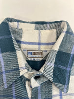 ファイブブラザー FIVE BROTHER ヴィンテージ Vintage 70s～80s チェック柄 ネルシャツ US古着 長袖シャツ ブルー Mサイズ 101MT-4777