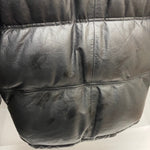 【曜日割引対象外】 ハーレーダビッドソン HARLEY-DAVIDSON レザーダウンジャケット 牛革 ジャケット ブラック Mサイズ 201MT-4498 VB