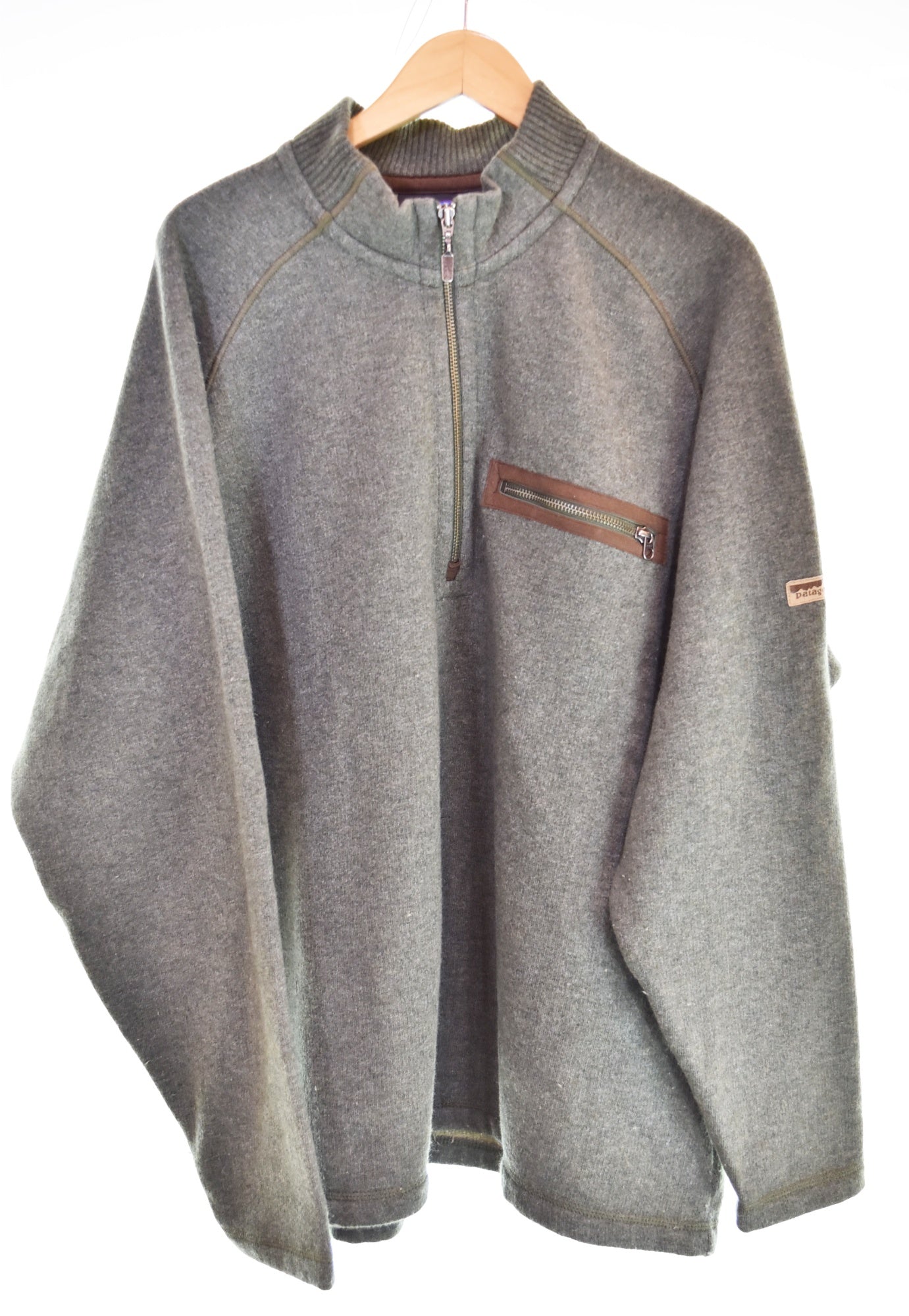 パタゴニア PATAGONIA ハーフジップセーター 51370 セーター カーキ LL