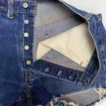 【曜日割引対象外】 リーバイス Levi's 60's 70's 501 BIG E カットオフ ショートパンツ W33 デニム ブルー 201MB-1107 VB