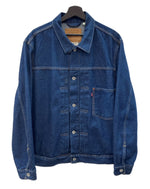 リーバイス Levi's levi's premium リーバイス プレミアム TYPE I TRUCKER トラッカージャケット 紺 ジャケット 無地 ネイビー XLサイズ 104MT-2205