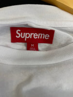 シュプリーム SUPREME SMALL BOXLOGO スモール ボックスロゴ 長袖カットソー 白 ロンT 101MT-5121