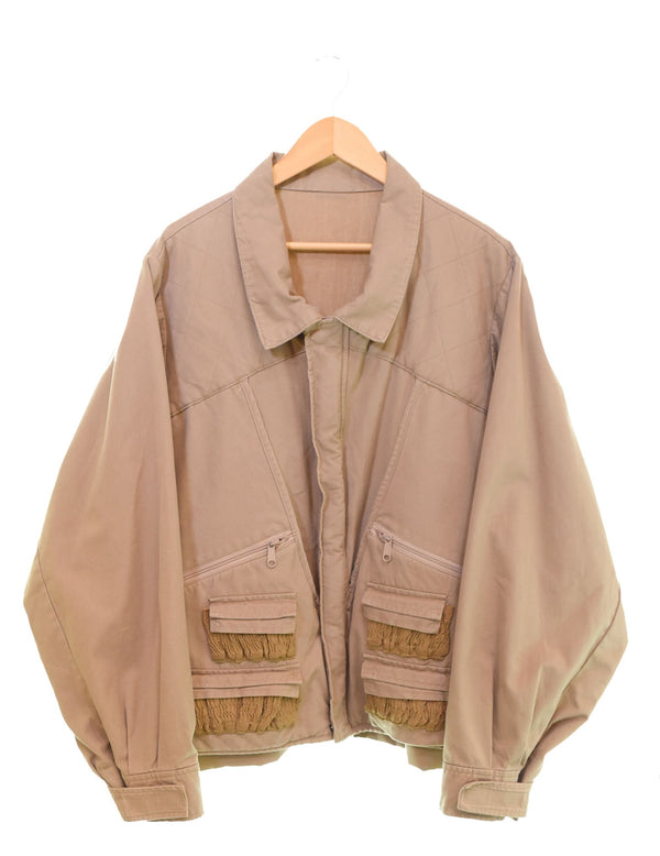 コロンビア Columbia 80s ハンティングジャケット 80's 紺タグ ジャケット ベージュ 3Lサイズ 103MT-2849
