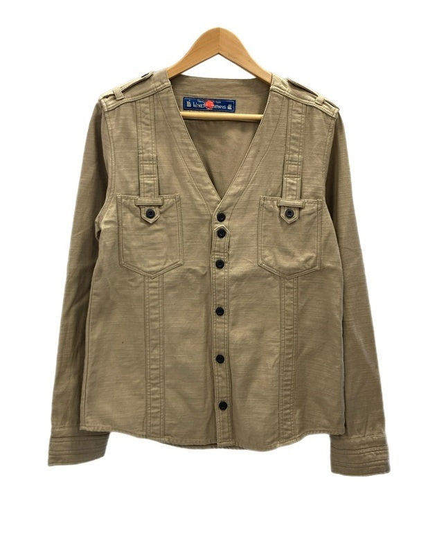 ブラックミーンズ blackmeans No Collar Shirts ノーカラーシャツ 