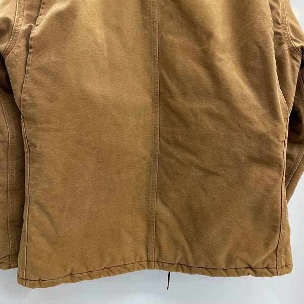 【曜日割引対象外】 カーハート Carhartt 00's トラディショナルコート USA製 ジャケット ブラウン Lサイズ 201MT-4154 VB