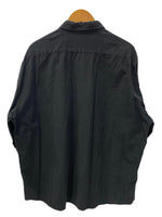 ポータークラシック PORTER CLASSIC 長袖シャツ 無地 ブラック XLサイズ 201MT-3794