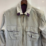 【曜日割引対象外】 ヴィンテージ vintage 50's ギャバジン リバーシブル CONMARジッパー ジャケット パープル Mサイズ 201MT-4787 VB