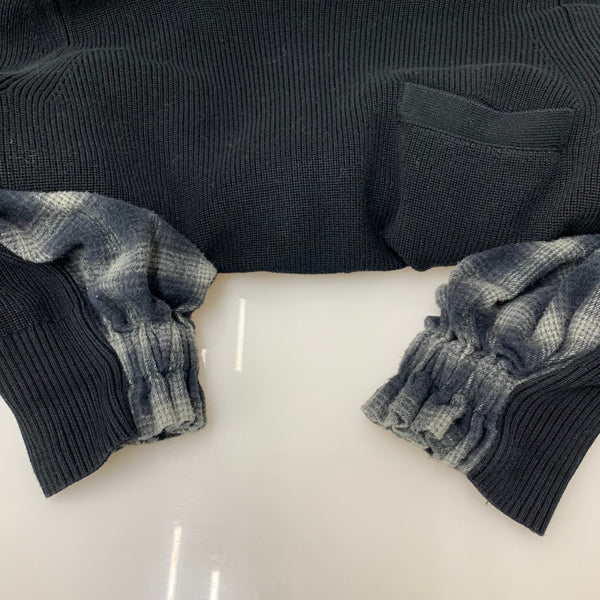 サカイ sacai 20AW シャツドッキングニット 20-04871 セーター ブラック 201LT-450