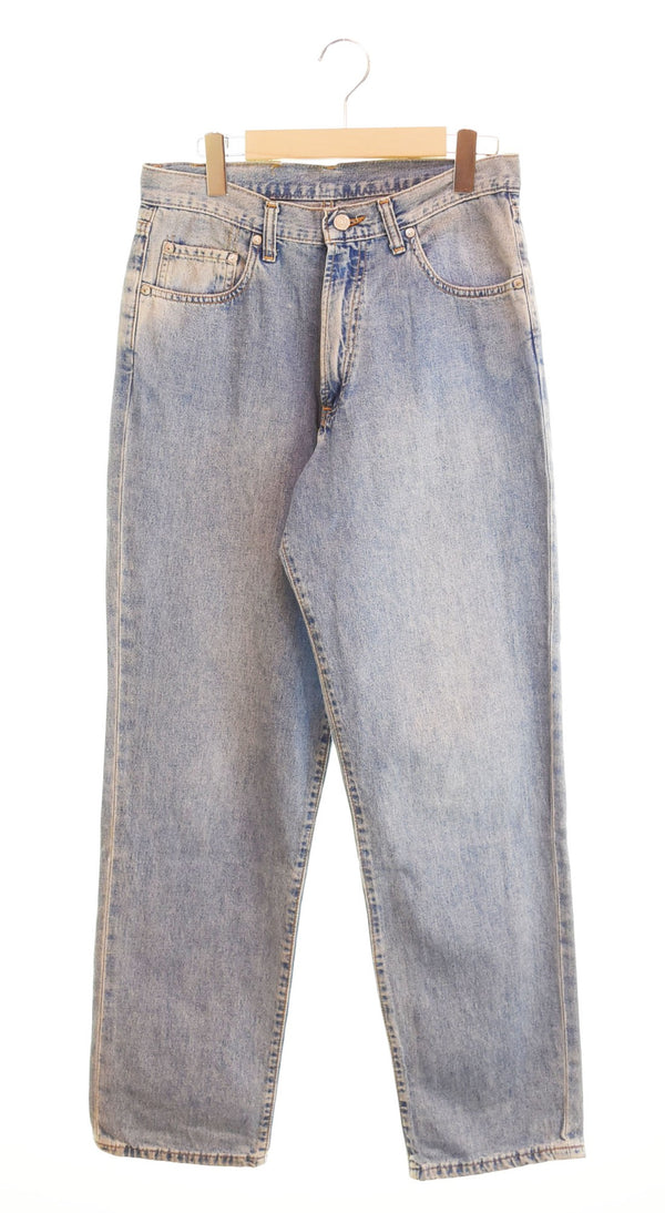 ダブルアールエル RRL 90s ストレートデニムパンツ TALONジッパー デニム ブルー 103MB-441