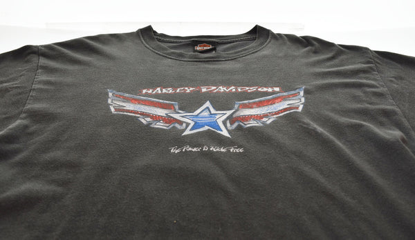 ハーレーダビッドソン Harley Davidson 2000年代 00's イーグル Eagle Tシャツ グレー Lサイズ 103MT-2842