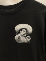 ヴィンテージ vintage Emiliano Zapata エミリアーノ・サパタ 半袖カットソー 黒  Tシャツ ブラック Lサイズ 101MT-3036